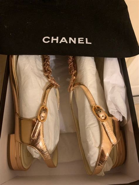 scarpe chanel sandali|authentic Chanel sandals.